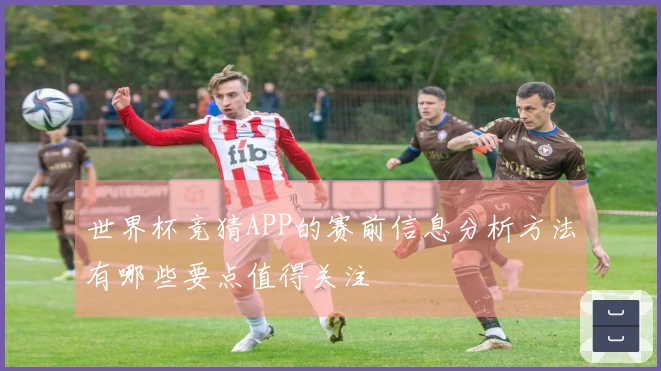 世界杯竞猜APP的赛前信息分析方法有哪些要点值得关注